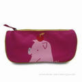 Pencil Case, Made of 300/PVC + 300D Stripe Machine Fabric with Pig Printing, Sized 23 x 11.5 x 6cm